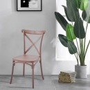 Ghế Cafe Tiếp Khách Tựa Lưng Chữ X Hiện Đại - CF33