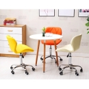 Ghế Cafe Tiếp Khách Lưng Tam Giác Chân Xoay - CF43