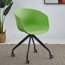 Ghế Cafe Tiếp Khách Eames Lưng Nhựa Chân Chụm - CF45