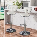 Ghế Bar Lưng Da Tam Giác Chân Trụ Xoay - QB24
