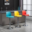 Ghế Bar Lưng Nhựa Mặt Nệm Xoay 360 Độ - QB31