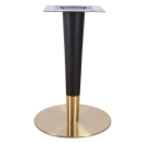 Phụ Kiện Chân Bàn Sắt Tròn Mạ Núm Vàng - PK6