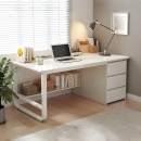 Bàn Làm Việc Hộc IKEA Chân Sắt - BLV48