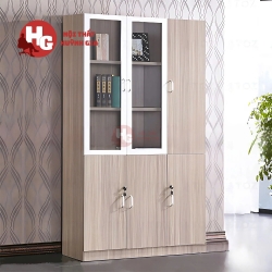 Tủ Hồ Sơ 2 Cánh Kính 1 Cánh Gỗ - THS266