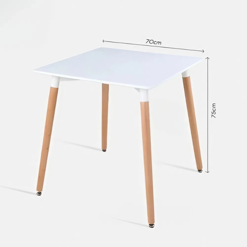 Bàn Cafe Tiếp Khách Eames Mặt Vuông - BCF4