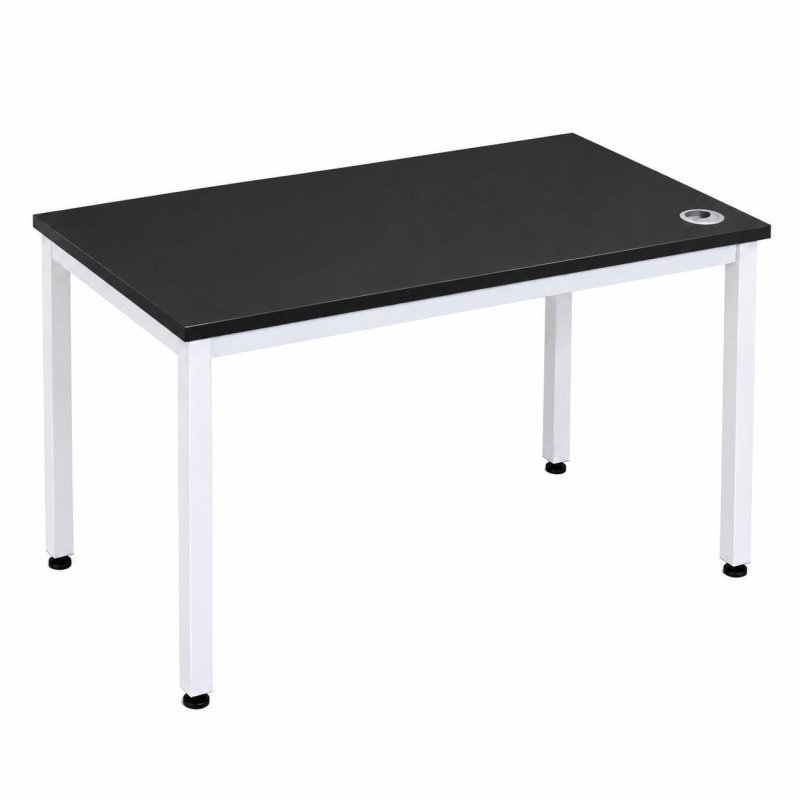 Bàn Làm Việc Độc Lập Chân Sắt Màu Trắng - BLV133