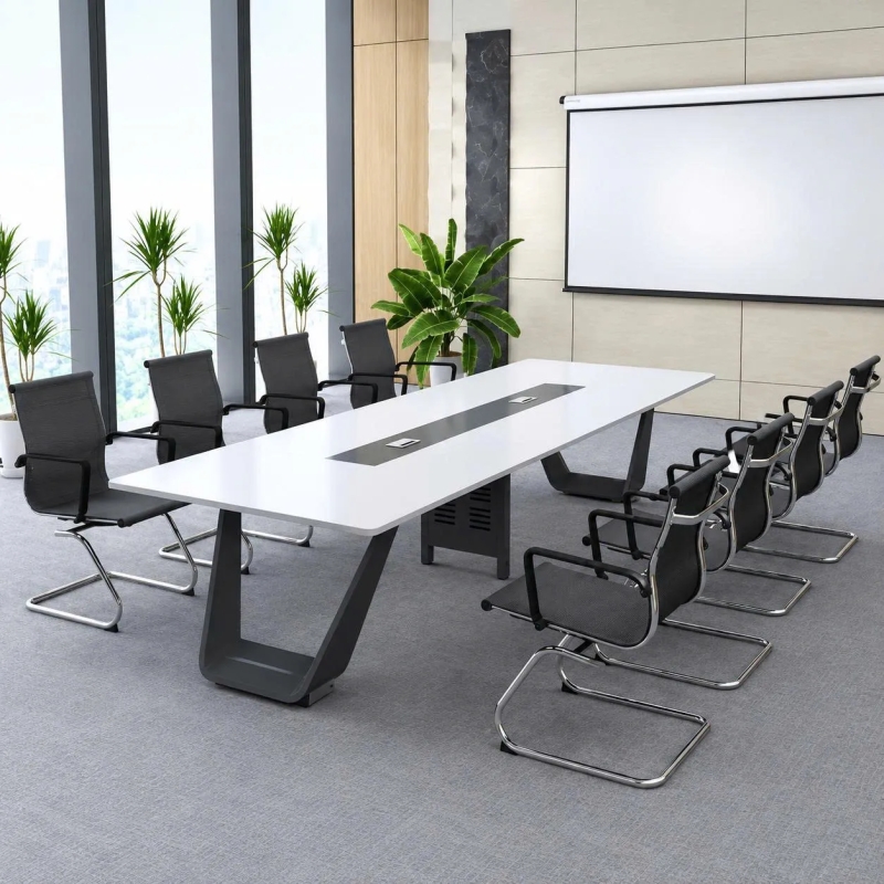 Bàn Họp Chân Sắt Thiết Kế Sang Trọng 3m - BH55