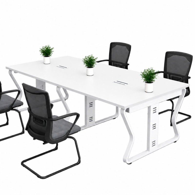 Bàn Họp Chân Sắt Nhập Khẩu 240x120cm Hiện Đại BH57
