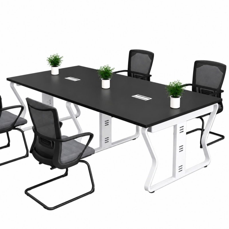 Bàn Họp Chân Sắt Nhập Khẩu 240x120cm Hiện Đại BH57