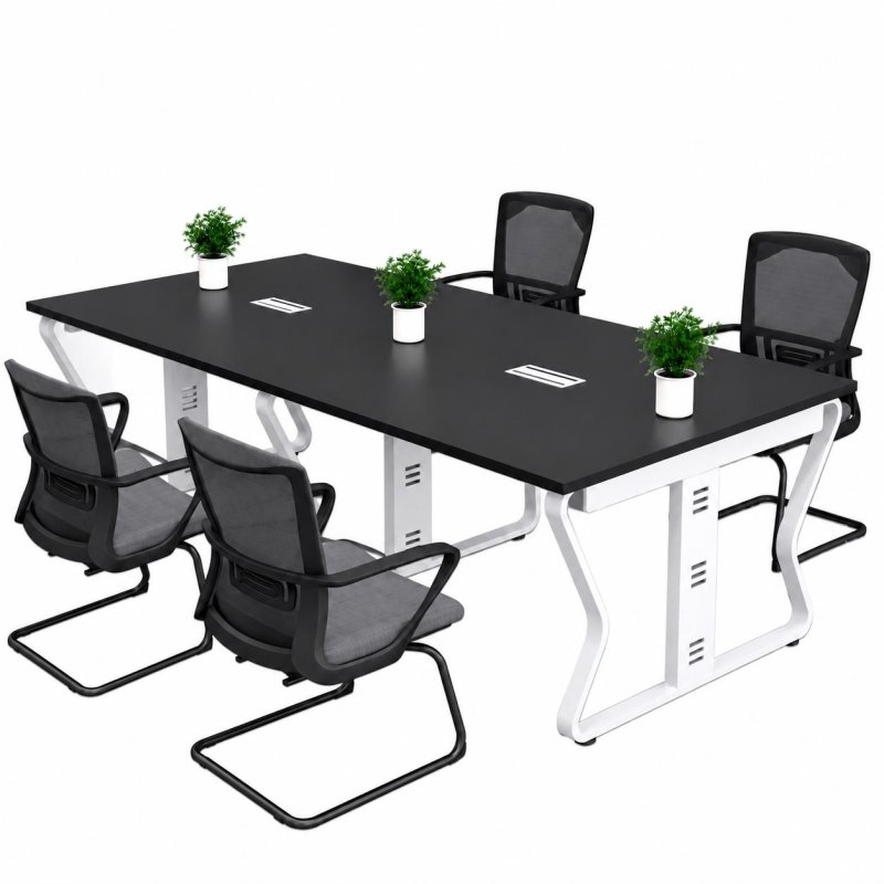 Bàn Họp Chân Sắt Nhập Khẩu 240x120cm Hiện Đại BH57