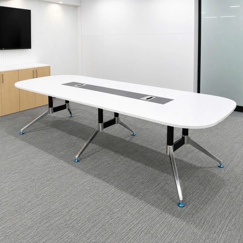 Bàn Họp Văn Phòng Chân Sắt Iris Hiện Đại 3m6 - BH52
