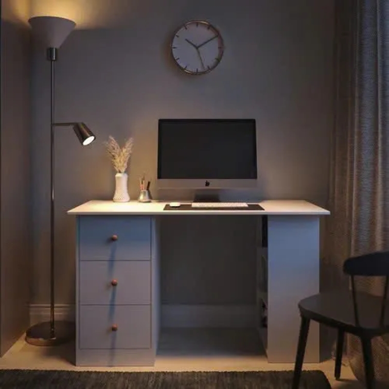 Bàn Làm Việc Gỗ Có Ngăn Kéo Và Kệ - BG70