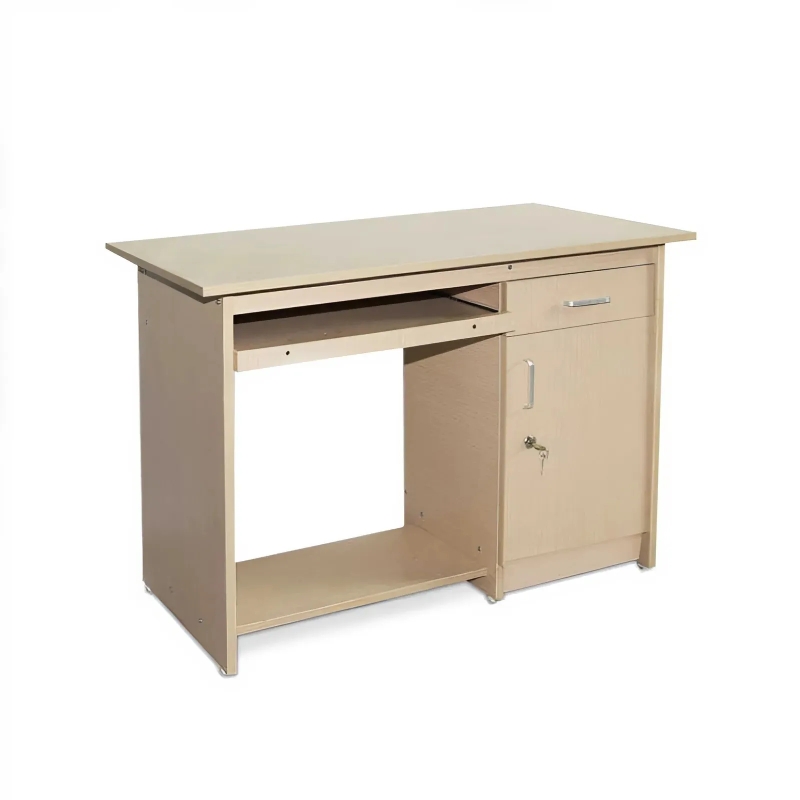 Bàn Làm Việc Gỗ Hộc Đầy Có Gác Chân - BG43