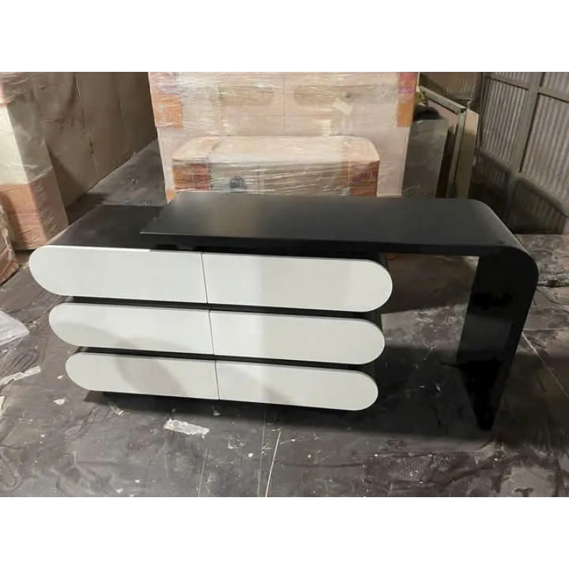 Bàn Trang Điểm Đen Trắng Sang Trọng Thiết Kế Độc Đáo - BTD51