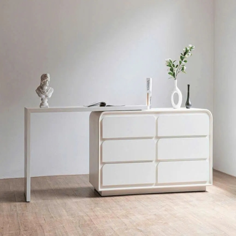 Bàn Trang Điểm Kèm Tủ 6 Ngăn Chân Cầu Hiện Đại - BTD20