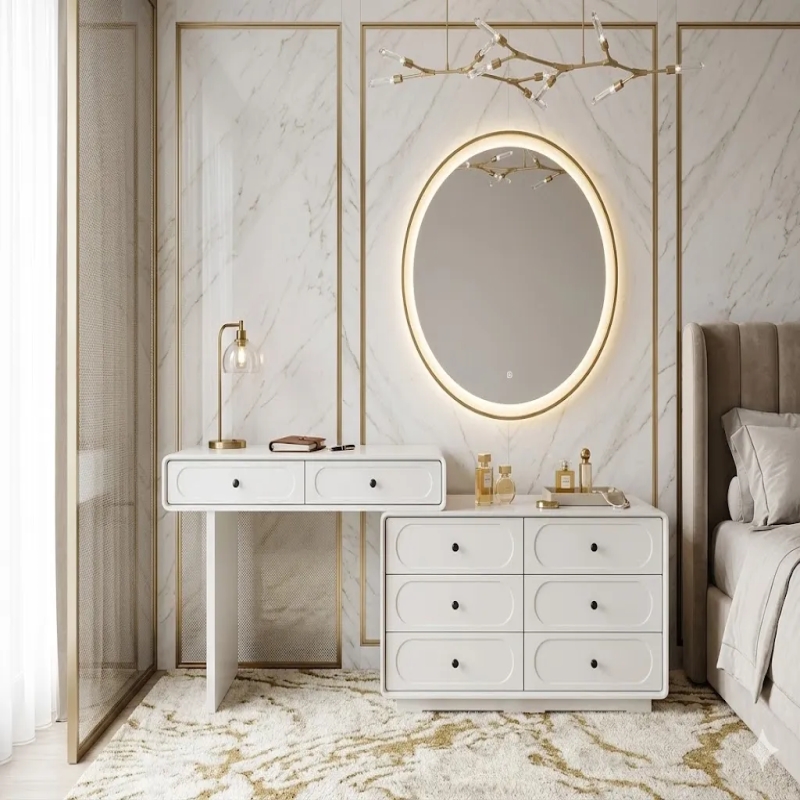 Bàn Trang Điểm Phòng Ngủ Thiết Kế Cao Cấp Hiện Đại - BTD55