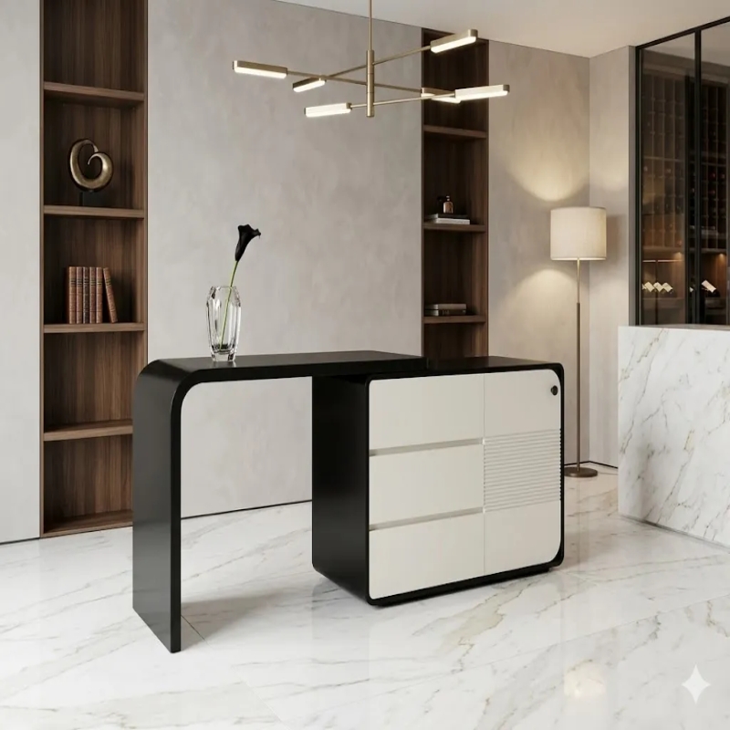 Bàn Trang Điểm Thiết Kế Đơn Giản Sang Trọng Cho Phòng Ngủ Hiện Đại - BTD41