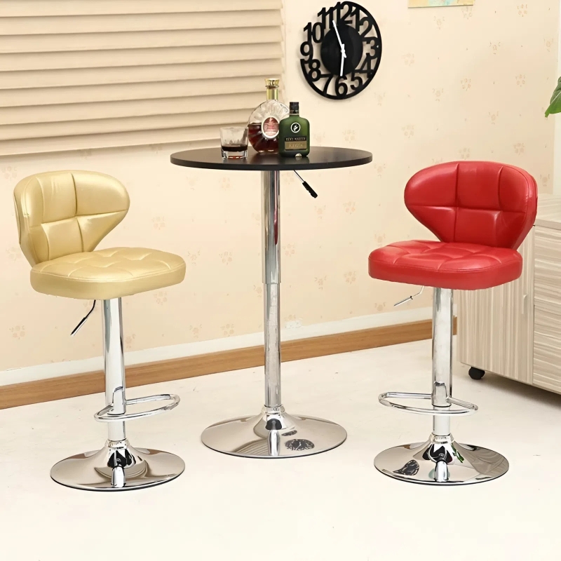 Ghế Bar Bọc Da Chân Trụ Điều Chỉnh - QB2
