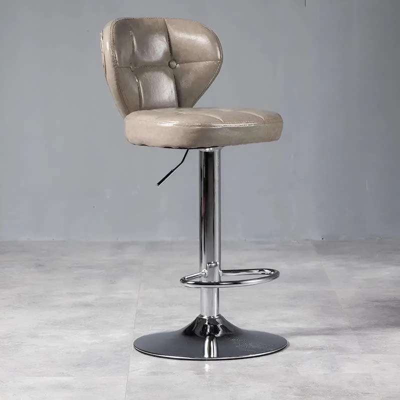 Ghế Bar Bọc Da Chân Trụ Điều Chỉnh - QB2