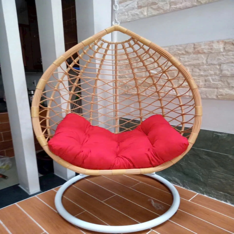 Ghế Xích Đu Thư Giãn Khung Sắt Sơn Tĩnh Điện Thiết Kế Hiện Đại - SV71