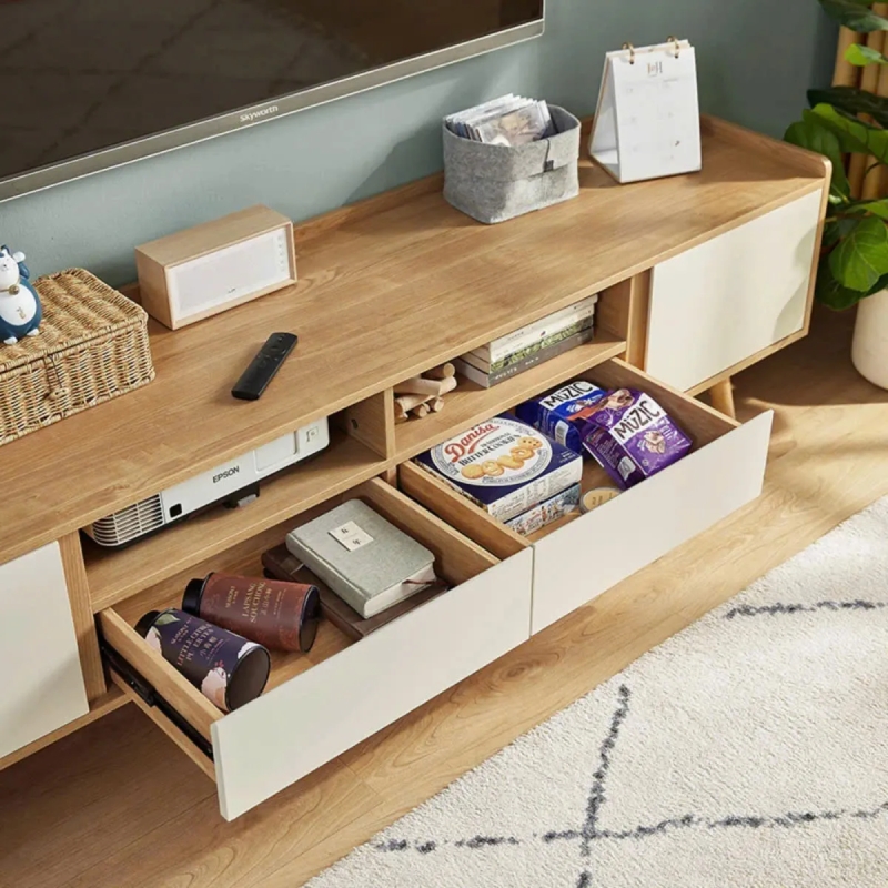 Kệ Tivi Gỗ MDF Thiết Kế Thanh Lịch - KTV6