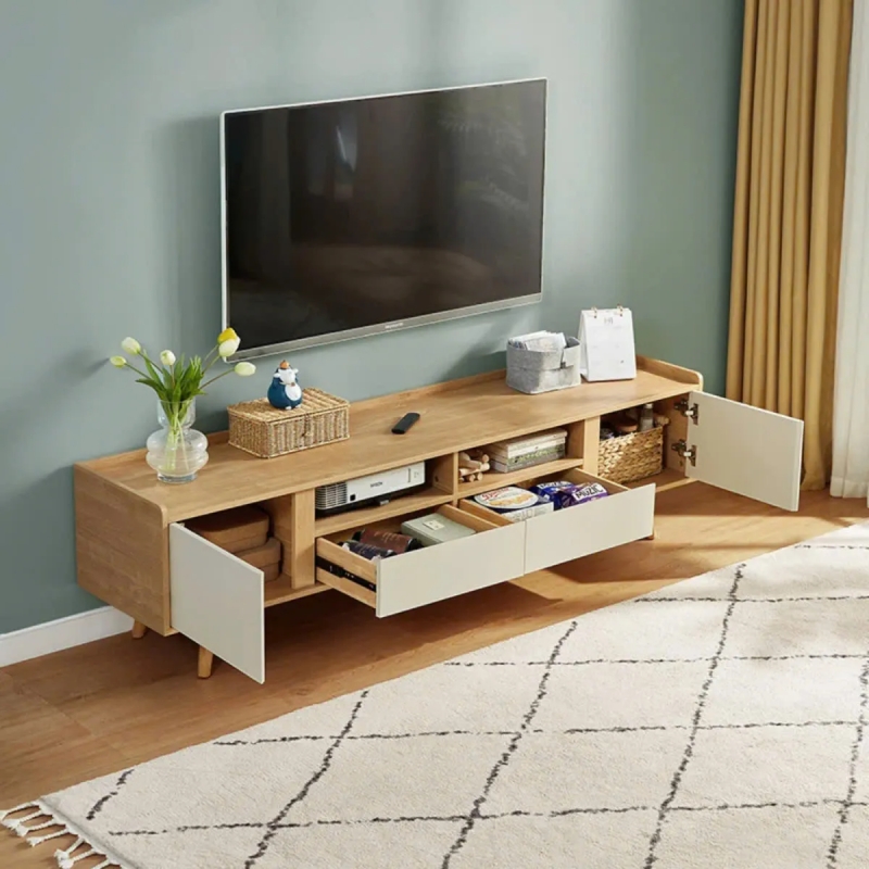 Kệ Tivi Gỗ MDF Thiết Kế Thanh Lịch - KTV6