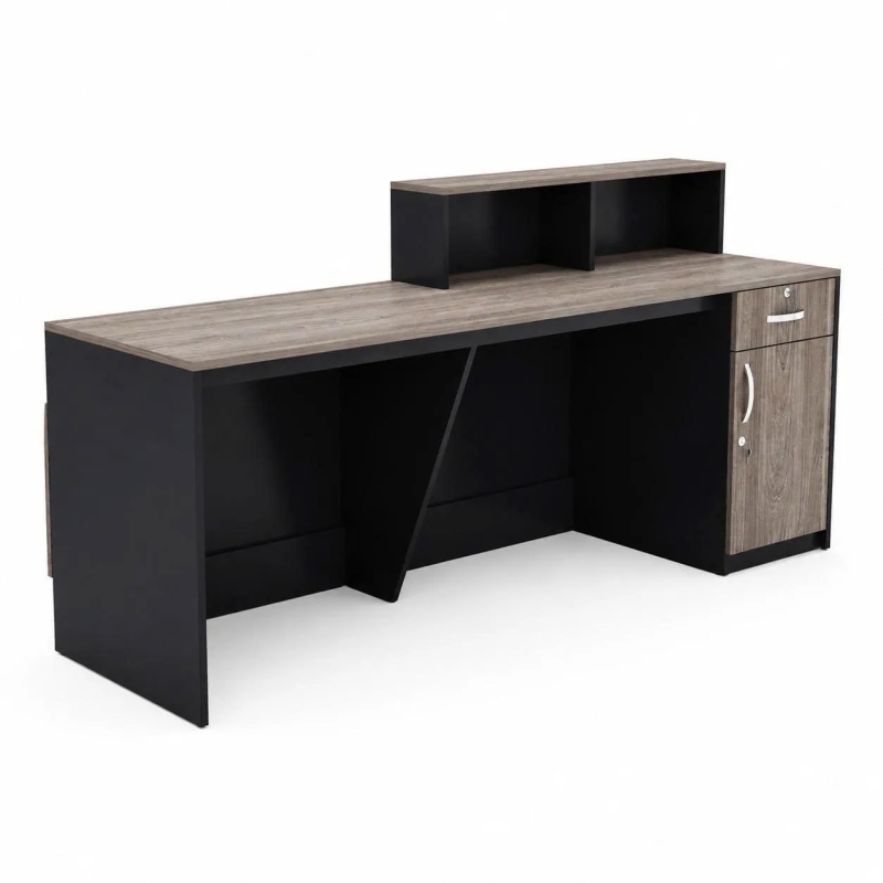 Quầy Lễ Tân Tông Đen Mạnh Mẽ - LT36