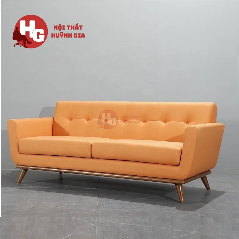 Sofa Văng Dài Nỉ Màu Vàng Đẹp Tại Xưởng - SF13