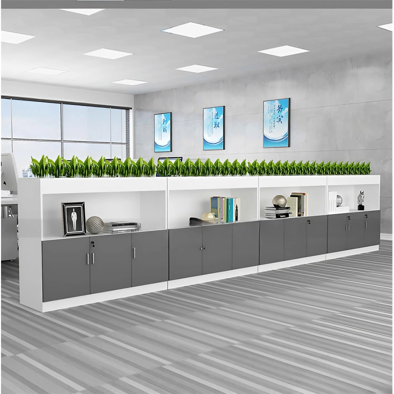 Tủ Văn Phòng Để Cây Xanh Gỗ MDF Phủ Melamine - THS261