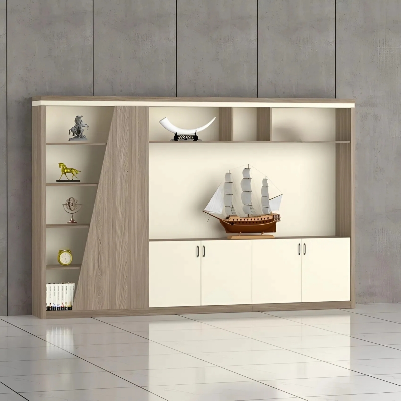 Tủ Hồ Sơ Lãnh Đạo Cao Cấp Thiết Kế Cánh Vát Đối Xứng – THS332