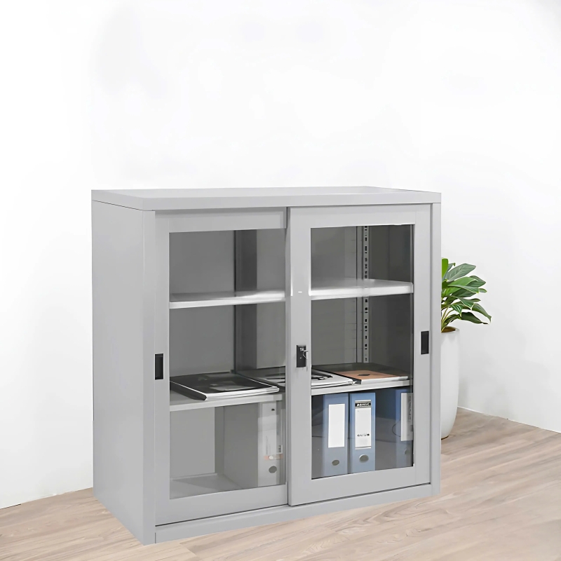 Tủ Locker Văn Phòng Thấp Cánh Cửa Lùa - TLK61