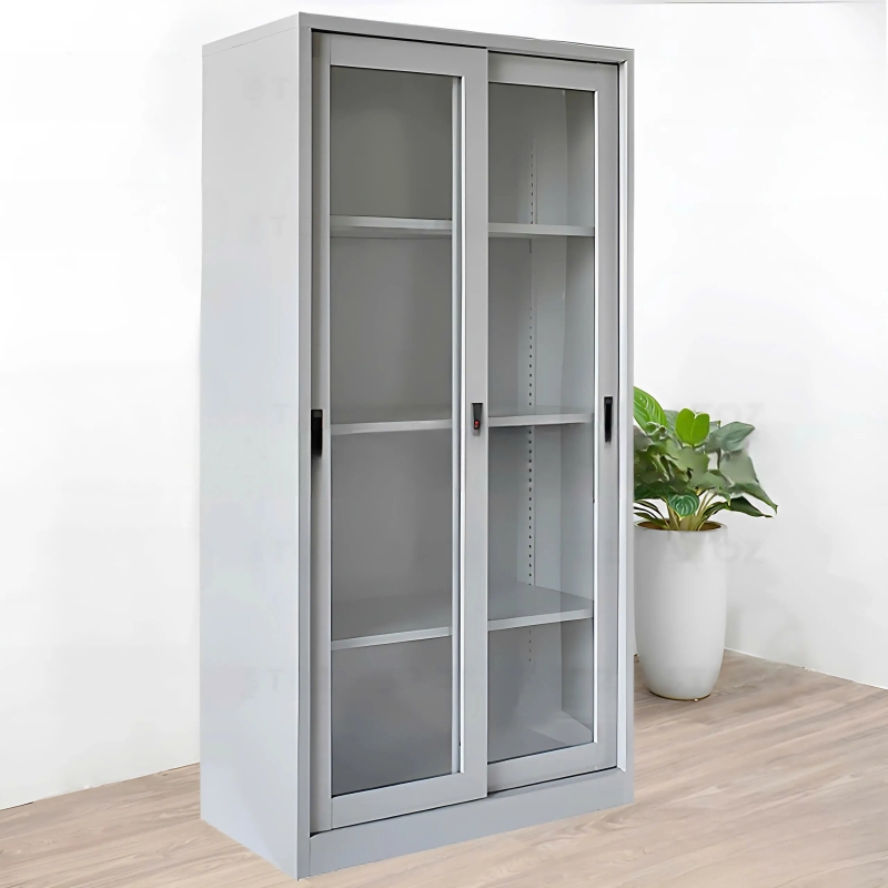 Tủ Locker 2 Cánh Kính Cửa Lùa Tiện Lợi - TLK55