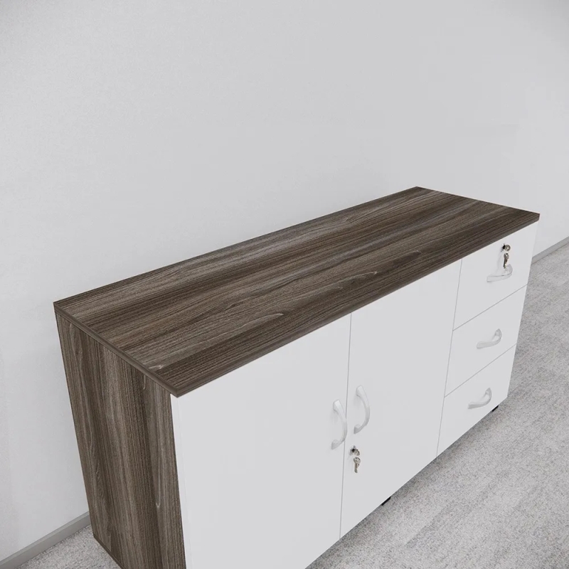 Tủ Phụ Di Động 3 Ngăn Kéo 1 Khoang Kệ Tiện Lợi - TP63