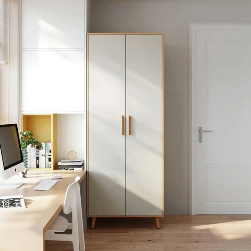 Tủ Quần Áo Gỗ 2 Cánh Tối Giản - TQA24