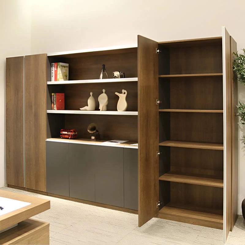 Tủ Tài Liệu Modern Simple, Hệ Kệ Zic-Zac Sang Trọng - THS384