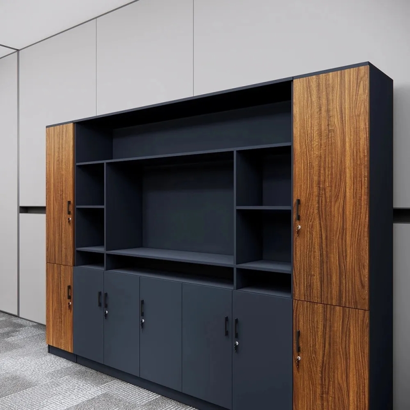 Tủ Tài Liệu Tích Hợp Kệ Decor Trung Tâm Đa Năng - THS409