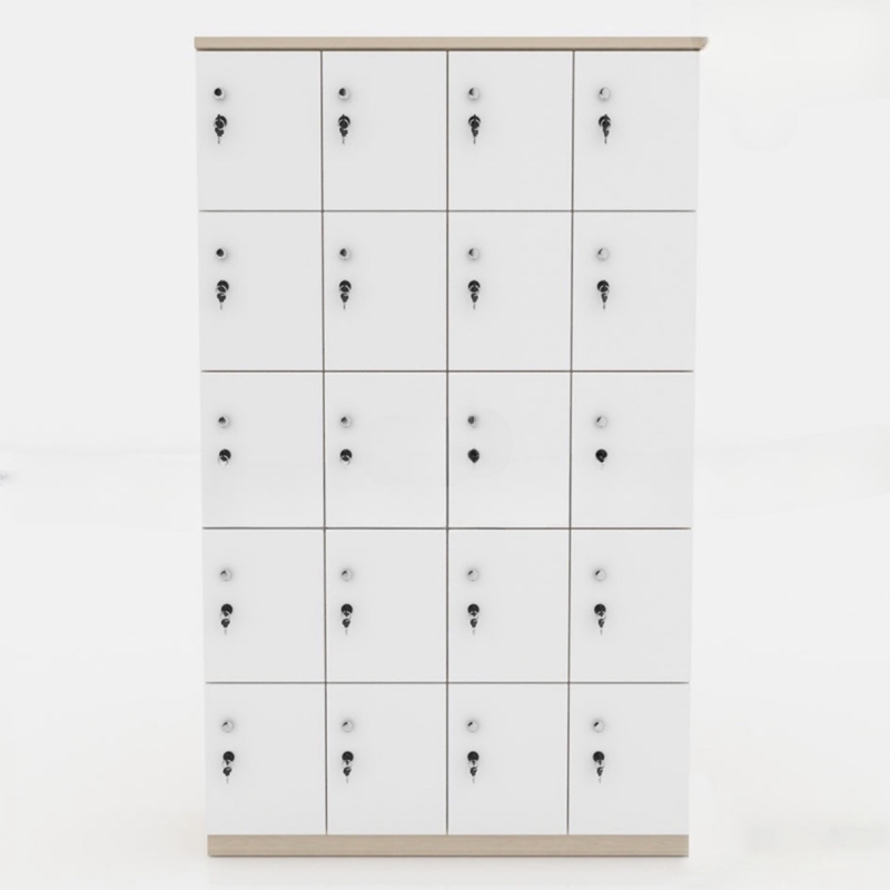 Tủ Locker 20 Cánh Gỗ MDF Cấp Cao - TLK28