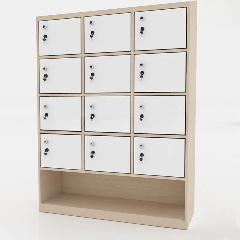 Tủ Locker 12 Cánh 3 Khoang Có Kệ Giày - TLK31