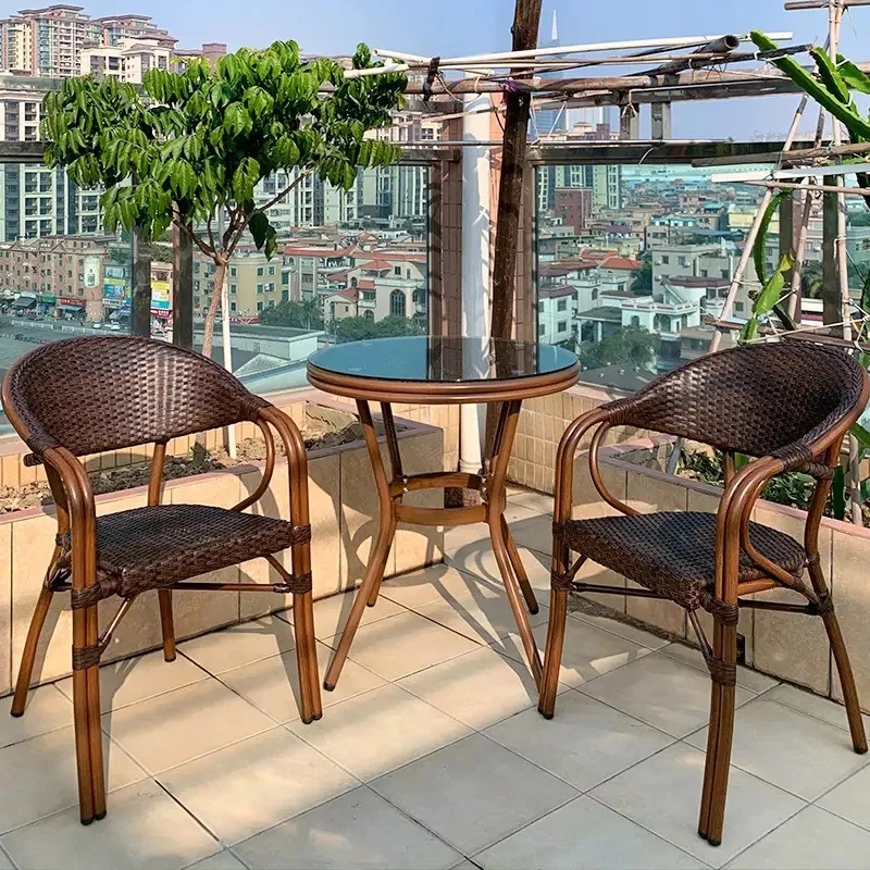 Bàn Sân Vườn Tròn Cà Phê Ngoài Trời - SV20
