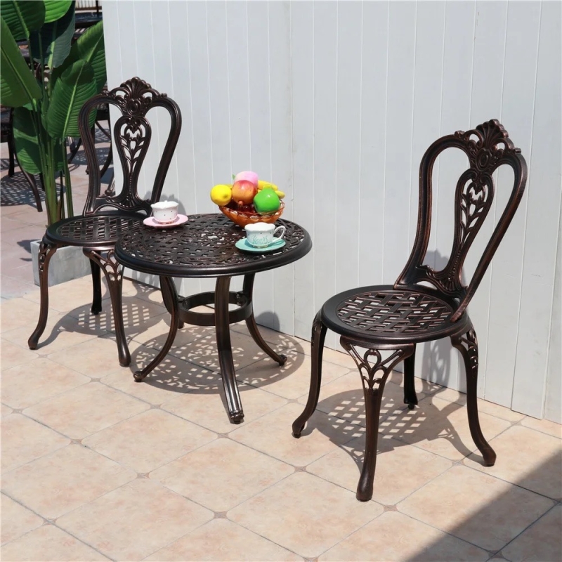 Bàn Cafe Nhôm Đúc Sân Vườn Ngoài Trời - SV29