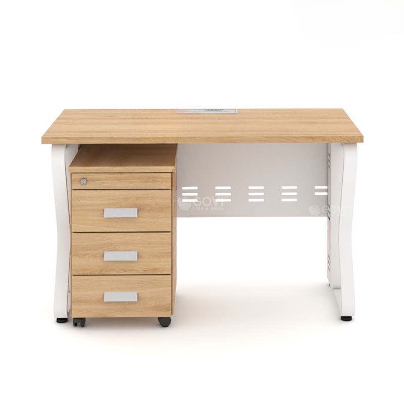 Bàn Văn Phòng 1m2 Chân Uốn Có Yếm - BLV124