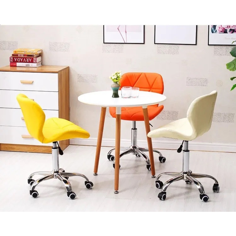 Ghế Cafe Tiếp Khách Lưng Tam Giác Chân Xoay - CF43