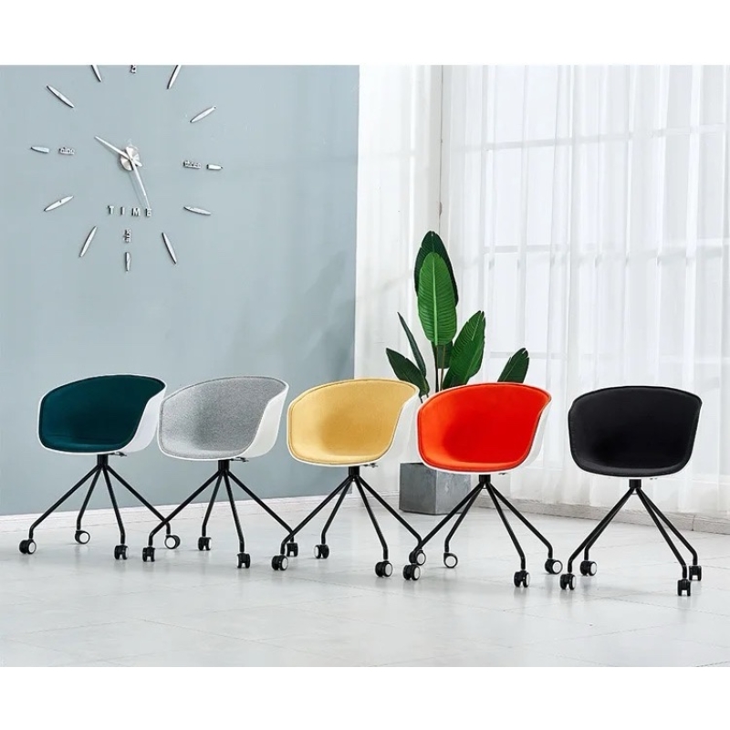 Ghế Eames Bọc Nệm Vải Chân Chụm - CF46