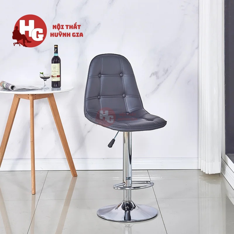 Ghế Quầy Bar Eames Nệm Da Cúc - QB10