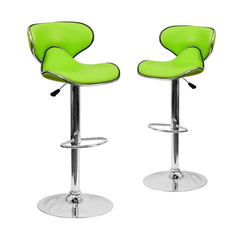Ghế Bar Lưng Bọc PVC Hình Cánh Bướm  - QB16