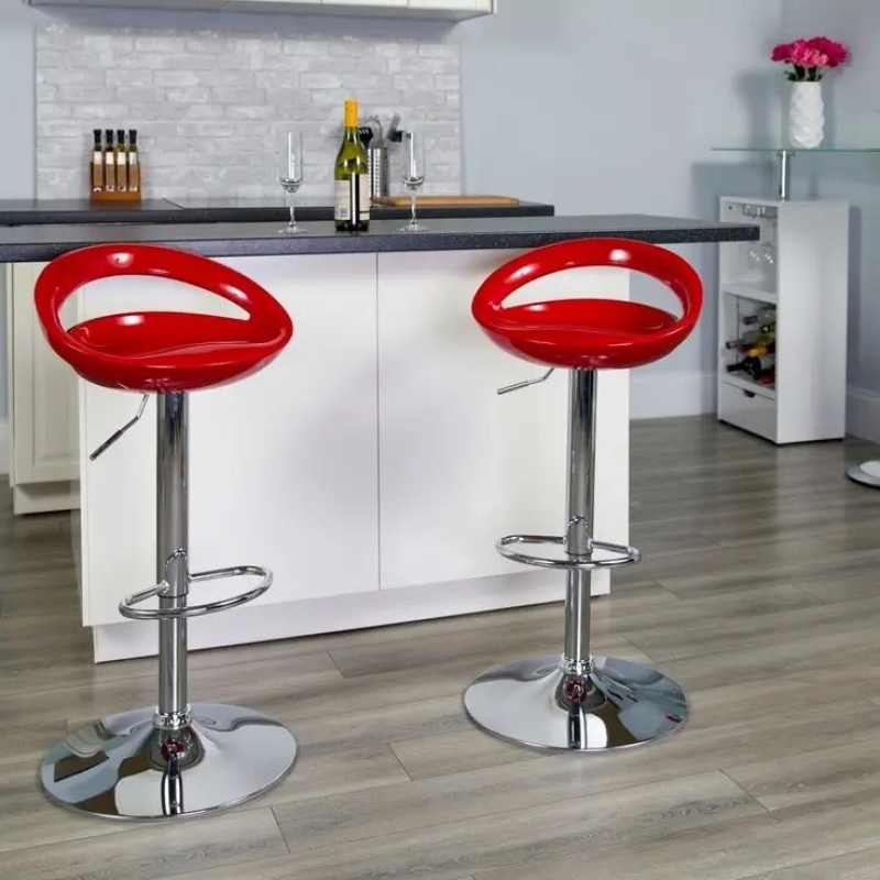 Ghế Bar Nhựa ABS Lưng Hở Nâng Hạ - QB18