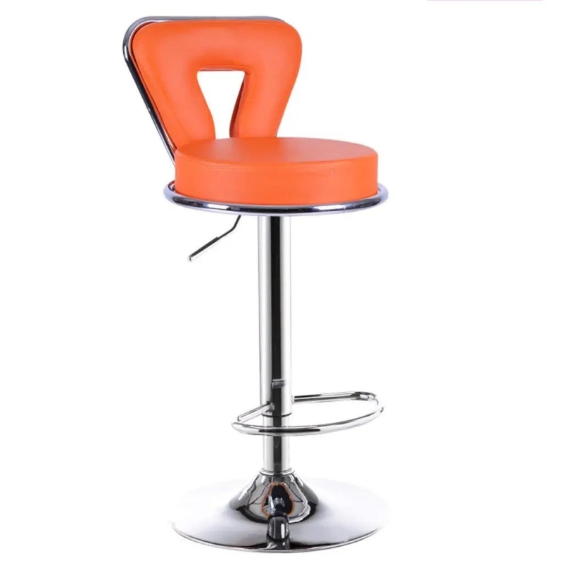 Ghế Bar Lưng Da Tam Giác Chân Trụ Xoay - QB24