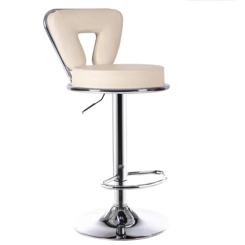 Ghế Bar Lưng Da Tam Giác Chân Trụ Xoay - QB24