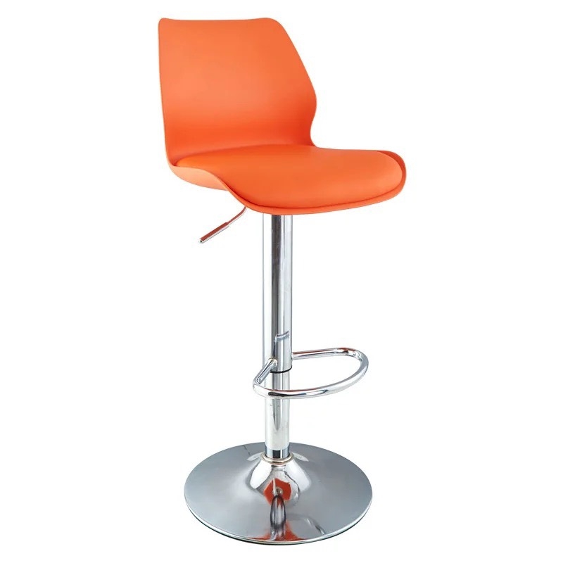 Ghế Bar Lưng Nhựa Mặt Nệm Xoay 360 Độ - QB31