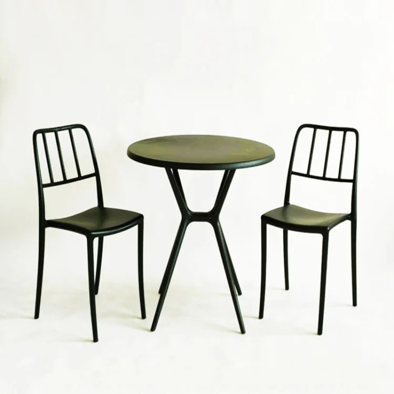 Bàn Cafe Tiếp Khách Chân Nhựa Đúc Chữ Y - BCF16